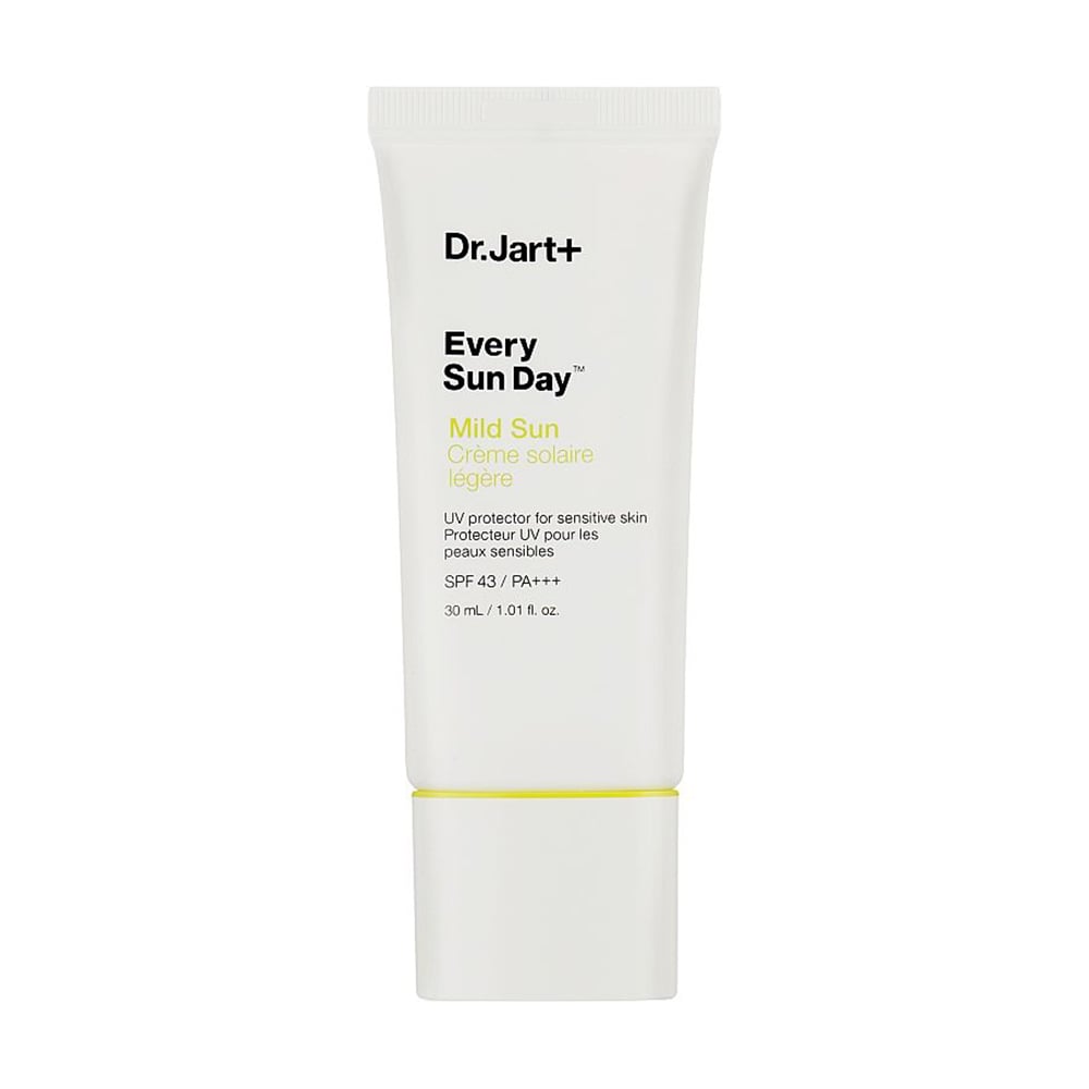 М'який сонцезахисний засіб для обличчя Dr. Jart+ Every Sun Day Mild Sun SPF 43 PA+++ для чутливої шкіри, 30 мл